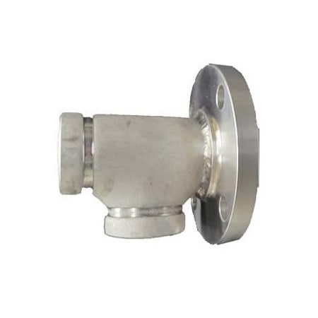 Industrial Choice Groove by 150 Flange by Groove Tee Sch 10 SS304 4 inch GVF150-T-4-G-FL-G-S10S4